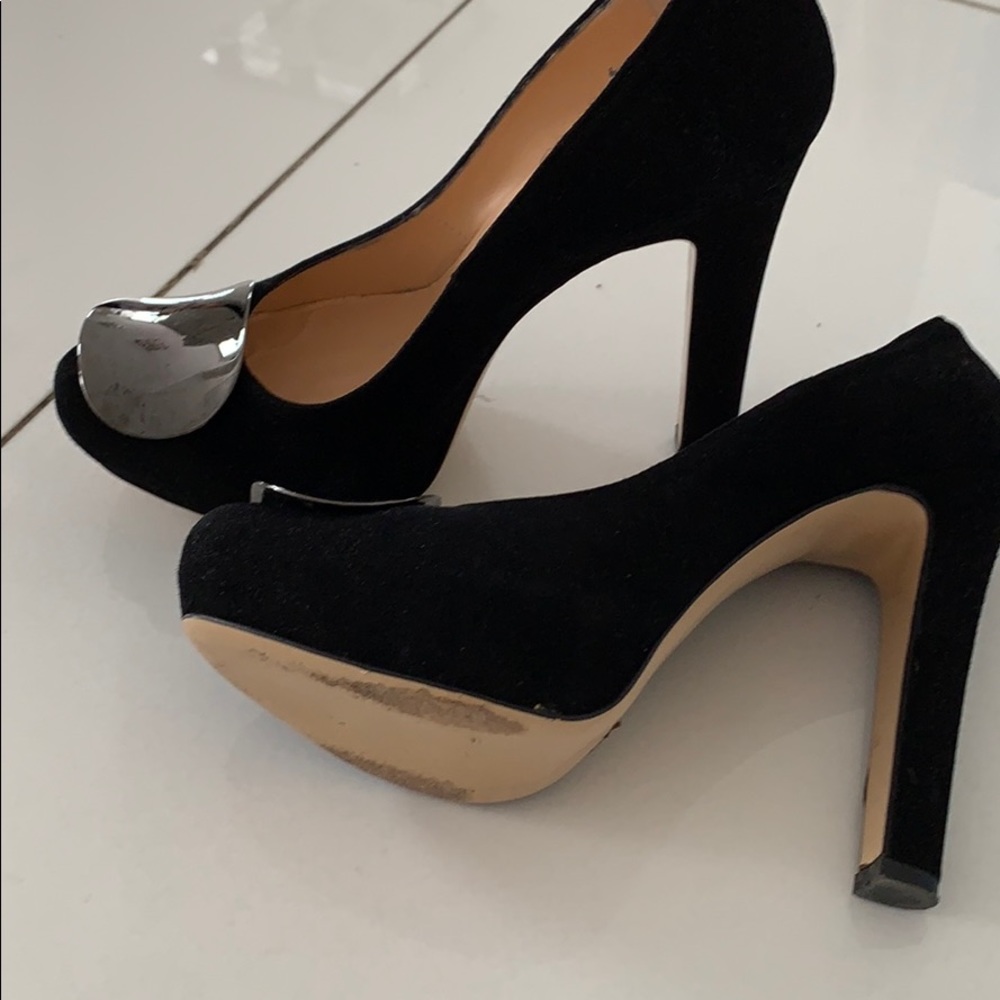 Black high heels very comfortable wore it once